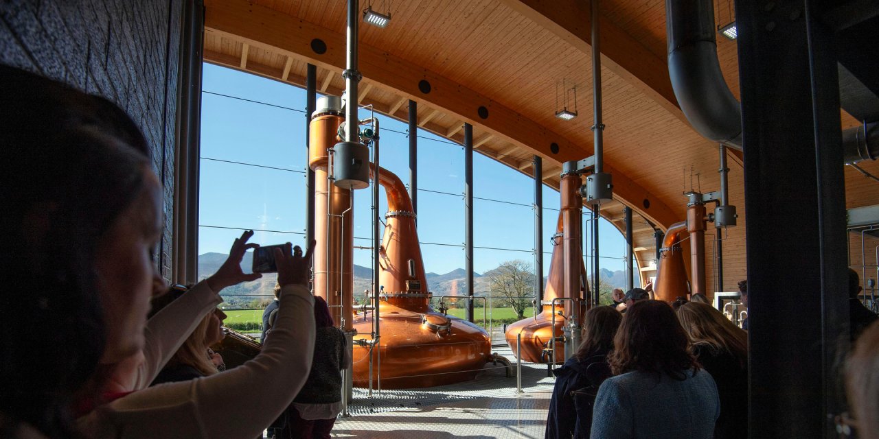 visitors capturing whiskey stills